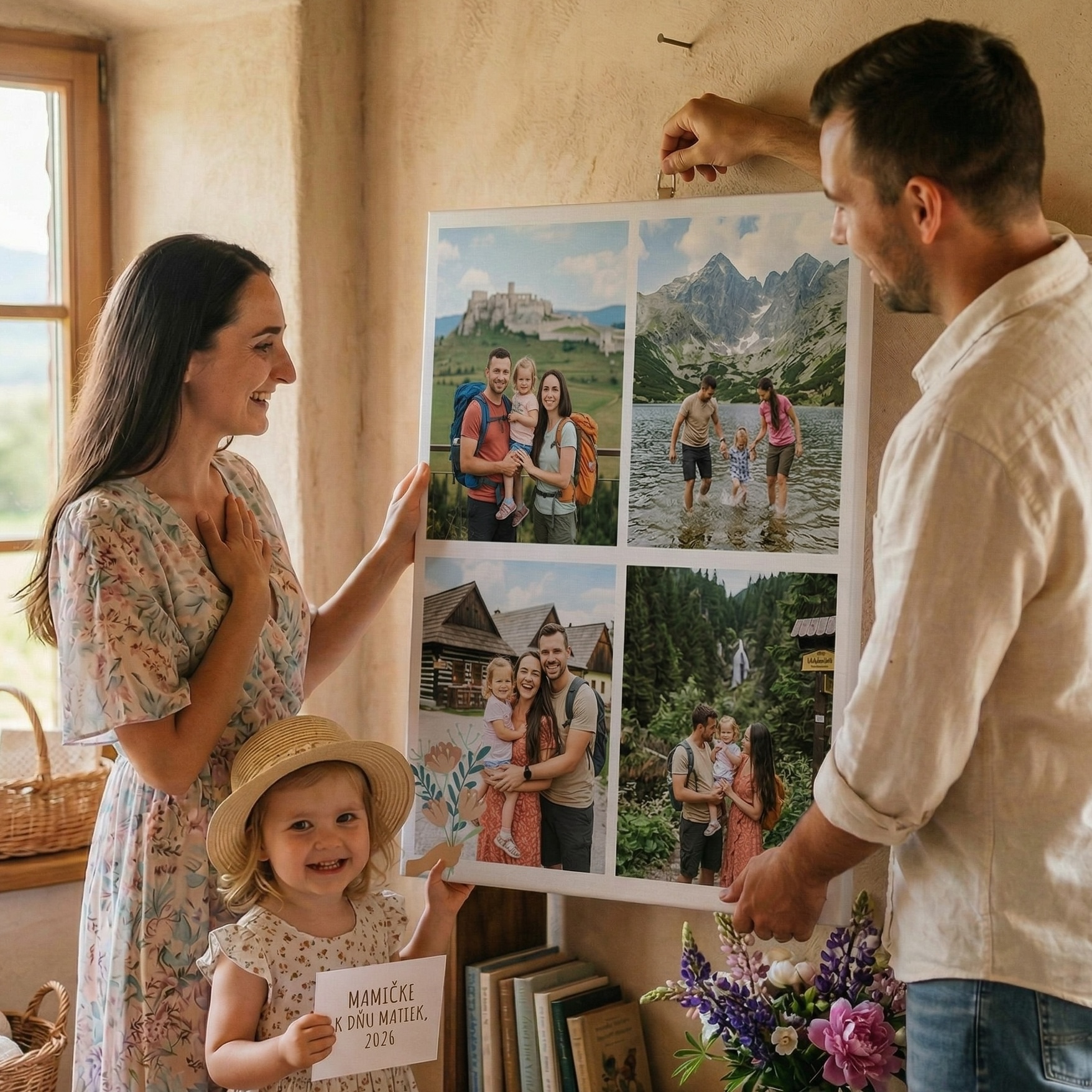 Koláž rodinných momentov