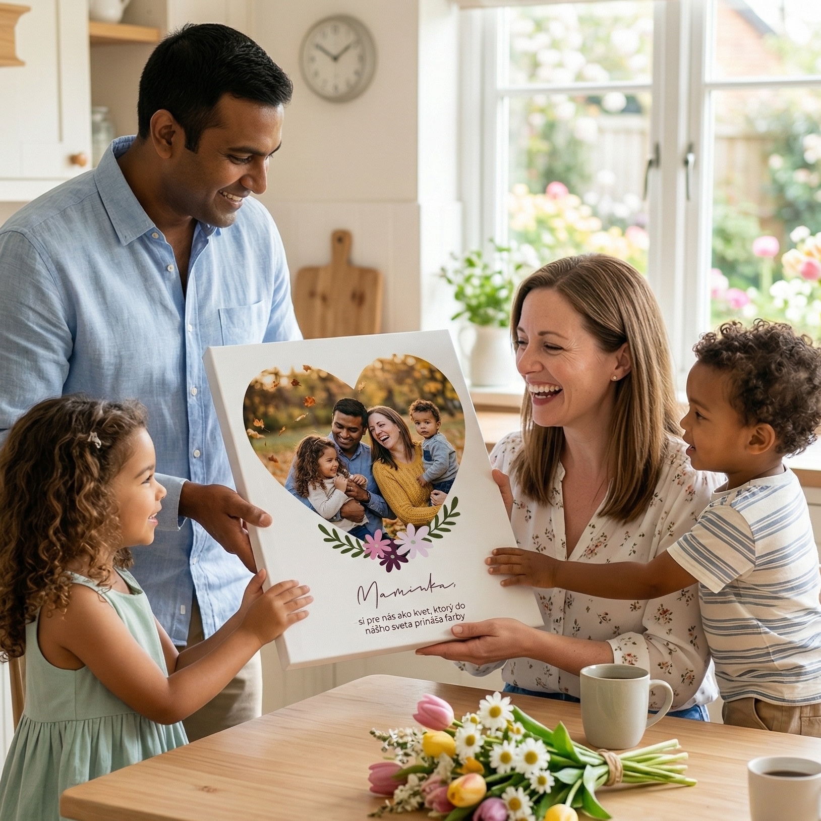 Rodinný obraz pre mamu