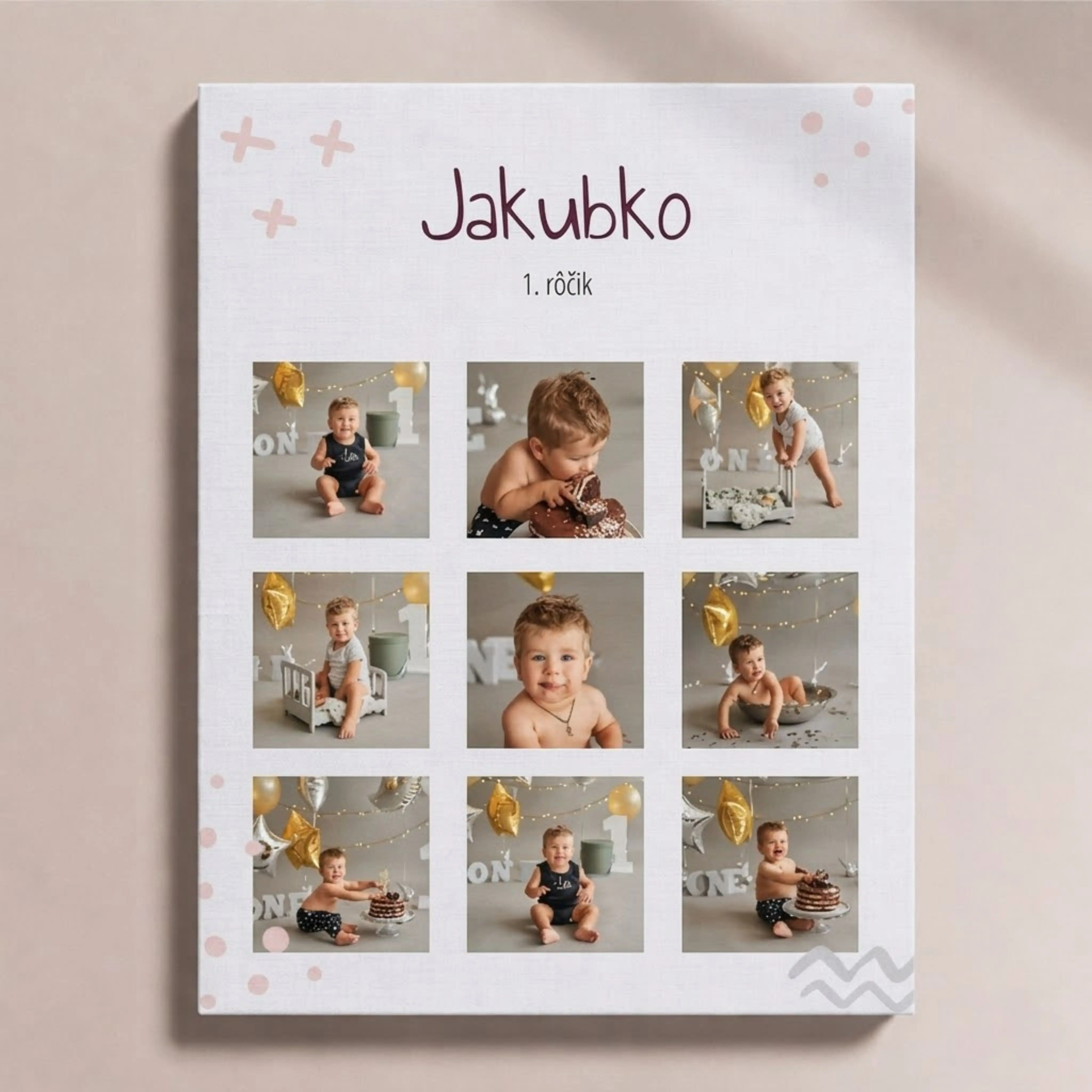 Koláž / časová os - Baby koláž 1