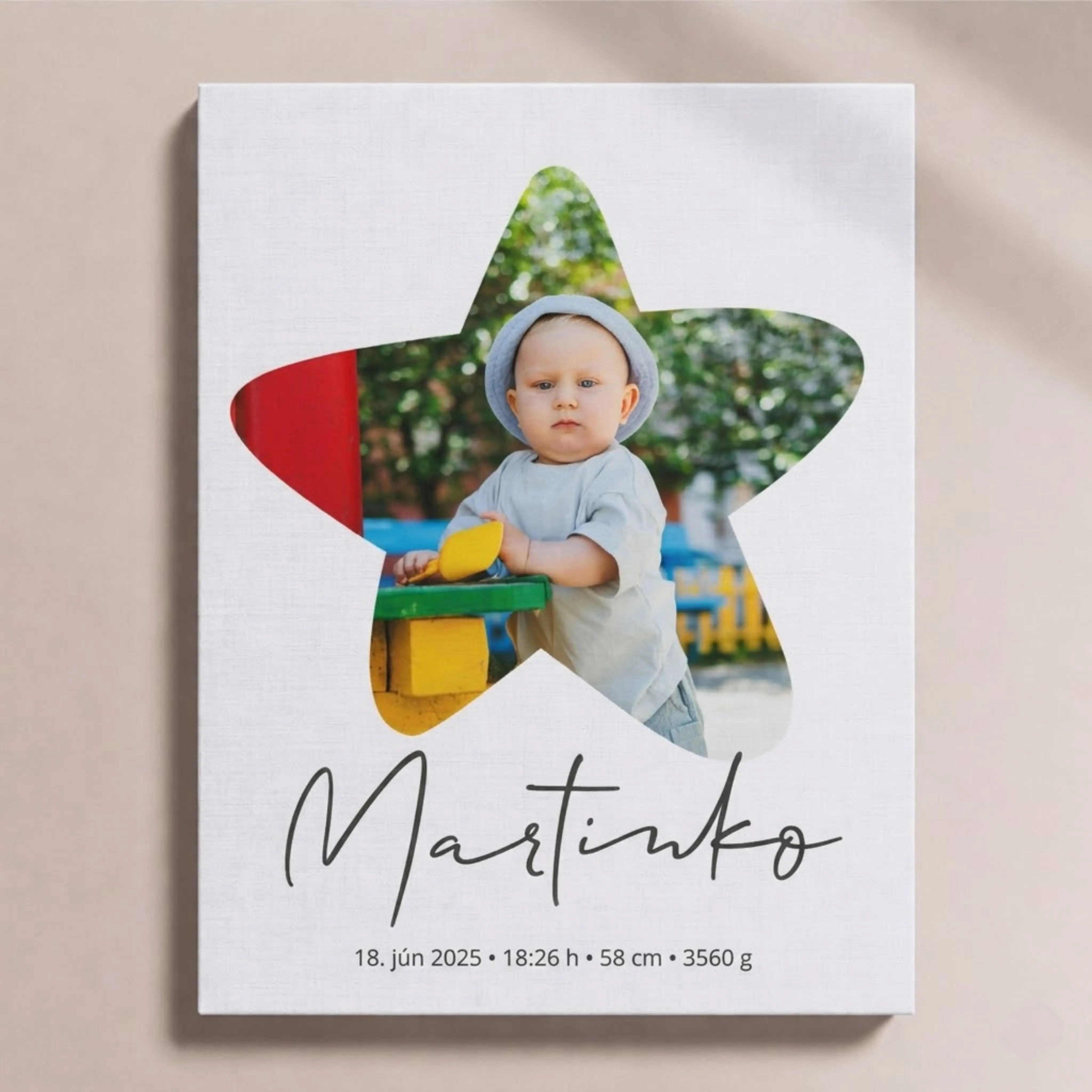 Minimal - Hviezdička s foto