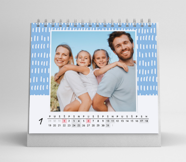 Stolový kalendár mesačný Ornamenty